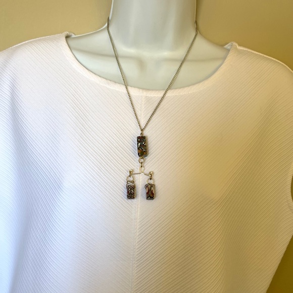 OOAK Handmade Manushu Treasures bead necklace - Picture 2 of 3